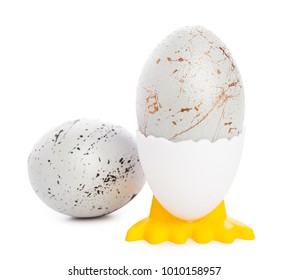 easter background. isolated on white