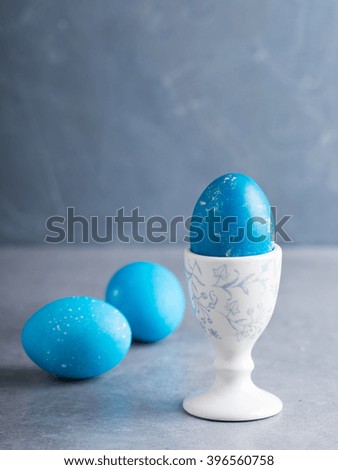 Easter blue eggs