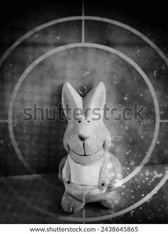 Easter bunny in the crosshairs