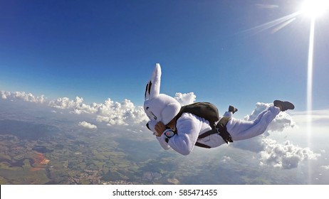 Easter Bunny Free Falling