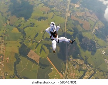 Easter Bunny Skydiver Relax