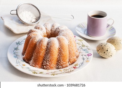 Easter Cake. Bundt Cake. Holiday. Food And Drink.