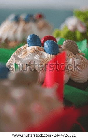 Easter cakes close-up. Easter. Orthodoxy.
