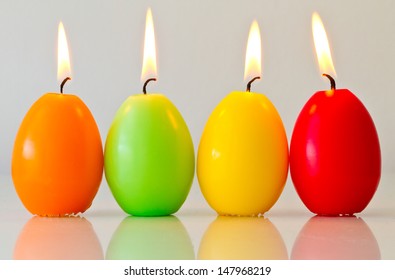 Easter Candle In Egg Form