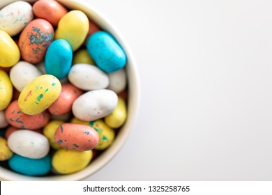 Easter Candy To Resemble A Robin Bird Egg In Pastel Colors