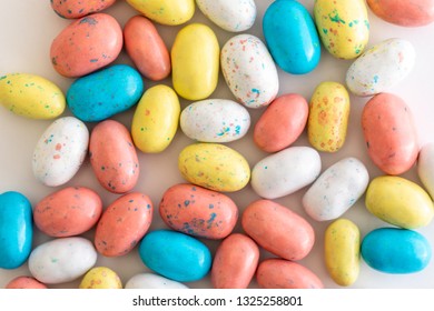 Easter Candy To Resemble A Robin Bird Egg In Pastel Colors