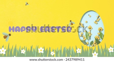 Easter, concept of Happy Easter, Happy Easter design