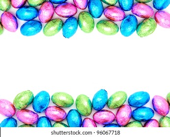 Easter Egg Candy Double Border Or Frame