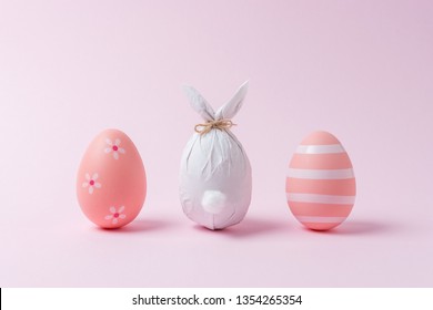 复活节兔子纸礼物蛋包装diy 想法 最小的复活节概念 的类似图片 库存照片和矢量图 Shutterstock