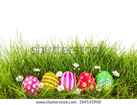 Similar – Easter eggs in a garden