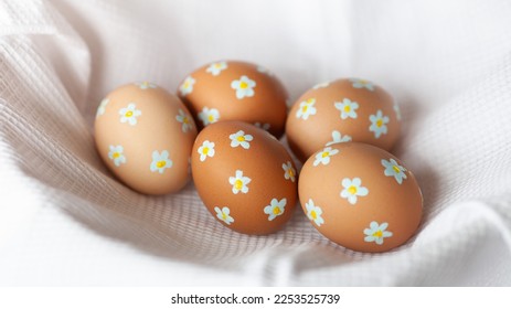 Easter eggs natural color