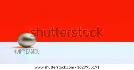 Easter Golden egg, background design, greeting card. Happy Easter!
