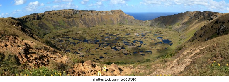 Easter Island The Crater Rano Kau