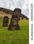 The Easter Island Maoi chile