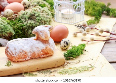 Easter Lamb Cake.