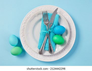Easter Place Setting From Above