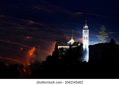 Easter Rocket War Chios/Greece.