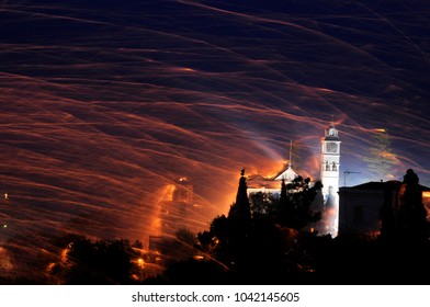 Easter Rocket War Chios/Greece.