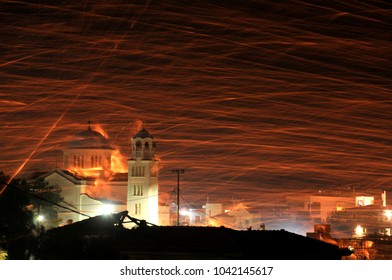 Easter Rocket War Chios/Greece.