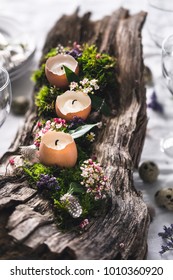 Easter Table Setting Background