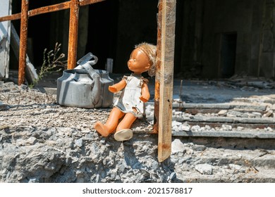 Eastern Europe, Ukraine, Pripyat, Chernobyl. Child's Toy.