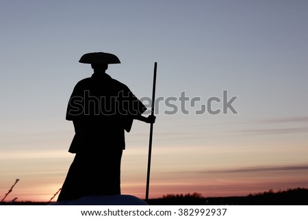 Eastern monk concept of path