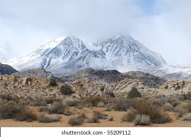 Eastern Sierra Mountains Near Bishop, California