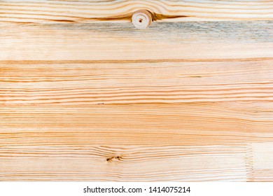 Eastern White Pine Wooden Plank Board Texture As Background, Top View