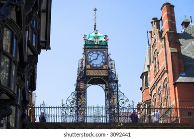 Eastgate Clock, Chester, England, UK