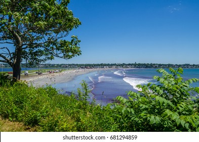 Easton's Beach Seen From Newport Cliff Walk