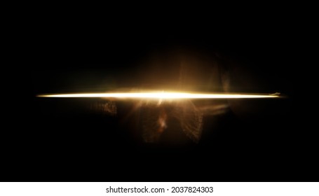 Easy to add lens flare effects for overlay designs or screen blending mode to make high-quality images. Abstract sun burst, digital flare, iridescent glare over black background.