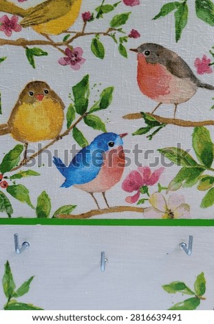 Easy Beginner Decoupage Ideas, Keychain Holder