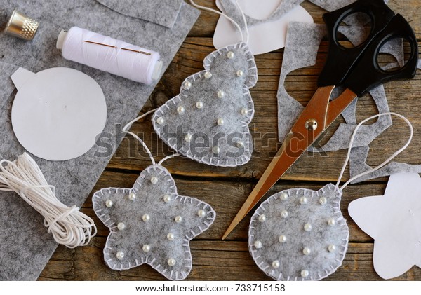 Download Easy Christmas Crafts Make Home Gray Stock Photo Edit Now 733715158 PSD Mockup Templates