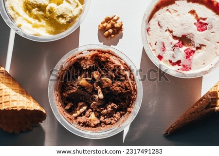 Similar – Image, Stock Photo No-churn ice cream