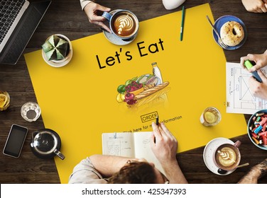 Eat Eating Living Nutrition Dining Diet Food Concept