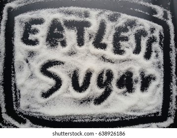 Eat Less Sugar. Diabetes Concept.