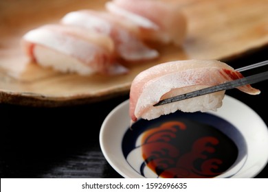 Eat Natural Yellowtail Nigiri Sushi