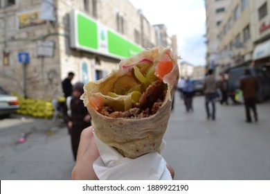 Eat And Walk In Bethlehem, Israel