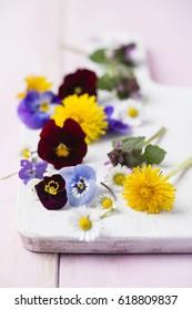 eatable flowers - Shutterstock ID 618809837