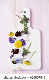 eatable flowers - Shutterstock ID 618809843