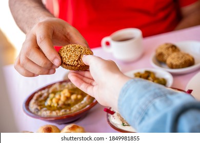 Eating Breakfast Together And Having Falafel Is Important