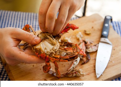Crab Eating Images, Stock Photos & Vectors | Shutterstock