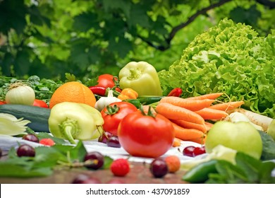 Eating healthy food - organic food