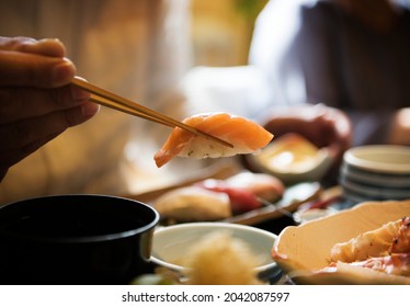 Eating Japanese Food Healthy Lifestyle