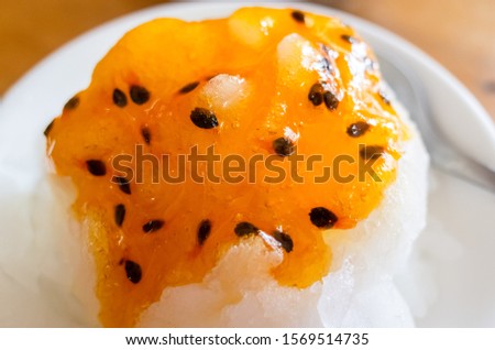 Similar – Image, Stock Photo passion fruit Fruit