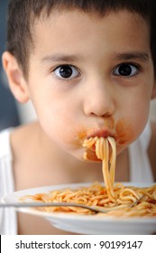 Eating Spaghetti