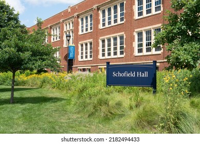 EAU CLAIRE, WI, USA - JULY 24, 2022: Schofield Hall At The University Of Wisconsin-Eau Claire.