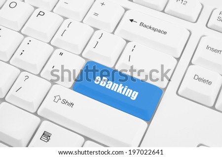 eBanking button on keyboard 
