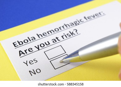 Ebola Hemorrhagic Fever: Are You At Risk ? Yes Or No