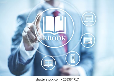 Ebook Concept Illustration Reading Devices